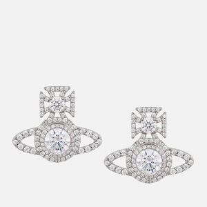 Vivienne Westwood silver rhinestone earrings